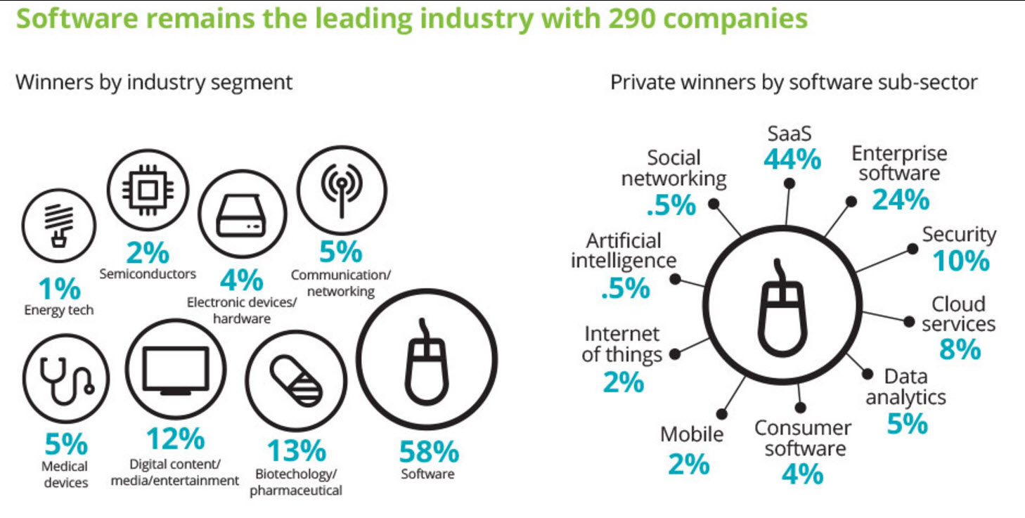 B2B SaaS Platforms in Deloitte's 2016 Technology Fast 500 Rankings
